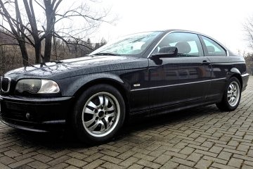 320CI Coupe, benzyna, automat, rej.PL 2 kpl. kół